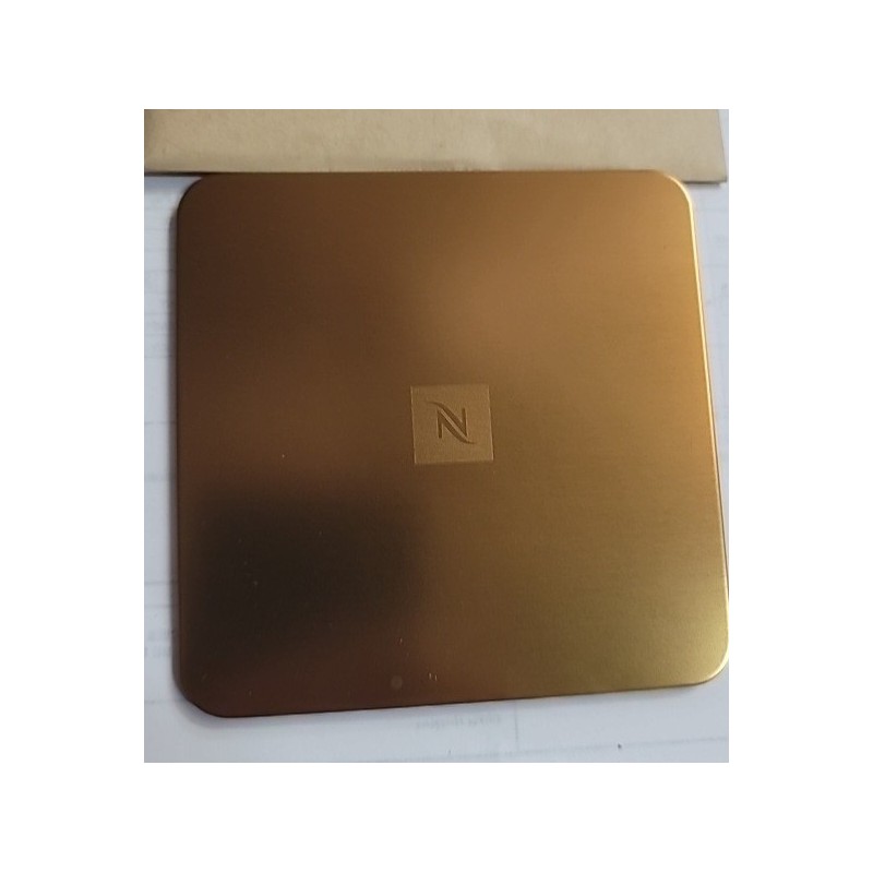 Nespresso NEW Nespresso Set Of 2 Bronze Gold Coasters 25%