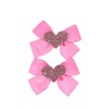 JustMyDress Pink Valentines Headband Flower Bow Baby Girls Pink Hair