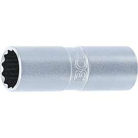 BGS 2385 | Spark Plug Socket with Rubber mount, 12-point | 12.5 mm (1/2") Drive | 16 mm