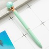 Meyaus 6 Pieces False Pearl Decoration Twist Metal Ballpoint Pen