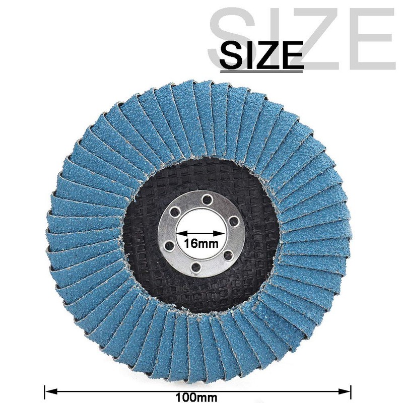 17Pcs 4inch Flap Discs & Grinding Polishing Wheel Cut Off