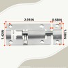 SANATO Slide Barrel Bolt Latch 3 Inches Sliding Latch Lock,