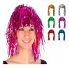 Lecute 30 Pelucas Metalicas Papel Fiesta Batucada Rave Antro Disco