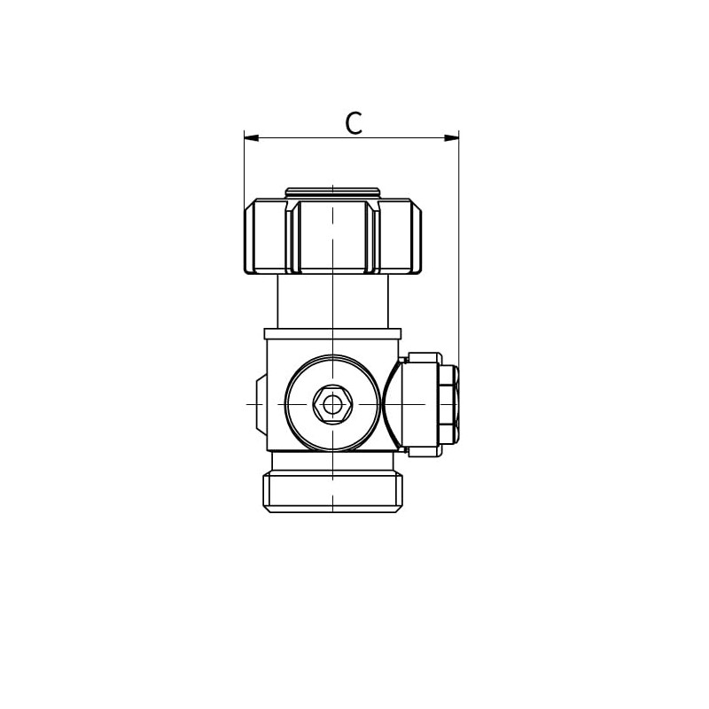 Simplex F10005 Single Tube Tap Block G 3⁄4 Inch M