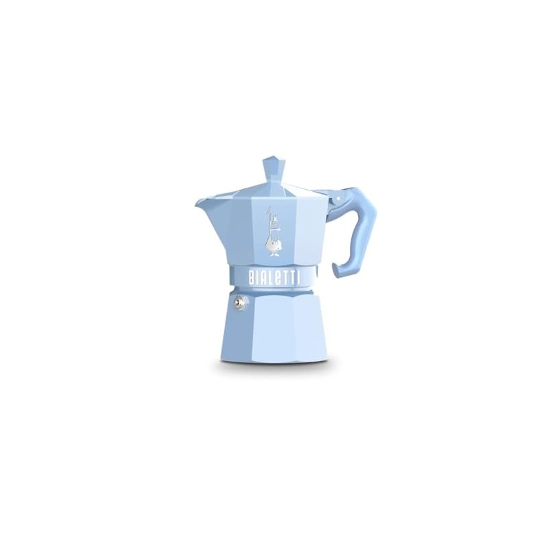 Bialetti Mocha Exclusive Sky Blue 3 Cup Open Fire (Coffee