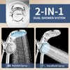 KAIYING Magnetic Rain Shower Head with Handheld Spray Combo, High