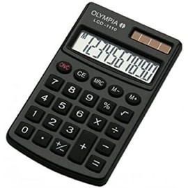 Olympia 941901001 Taschenrechner LCD - 1110, schwarz