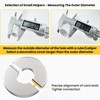 Wall Split Flange, HONSNKS 3Pcs Self Adhesive Round Escutcheon Plate