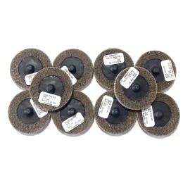 Merit 2" x 1/4" Unitized Wheel 2AM Type TR Aluminum Oxide Medium Grade 10 Pack