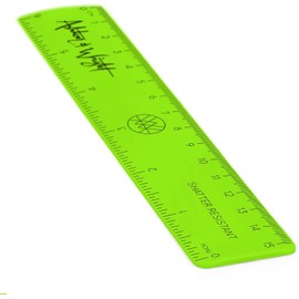 Ashton and Wright - 6 Inch / 15cm Rulers - Shatter Resistant - Pack of 5 Tropical Neon