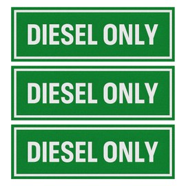 FSTURIOS 3PCS Diesel Only Stickers for Fuel Tank, Weatherproof Vinyl Decal Adhesive Diesel Only Sign, Waterproof Fuel Identification Labels for Trucks Tractors Storage Tank Caps