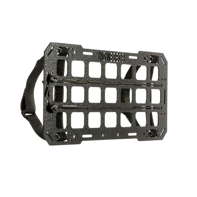 INGWEDECO ABS Rigid Molle Visor Panel Organizer - Universal Tactical