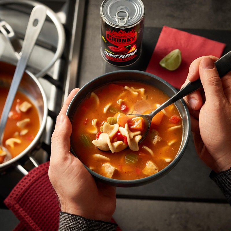 Campbell’s Chunky Soup, Ghost Pepper Chicken Noodle Soup, 18.6 oz