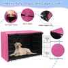 Deblue Heavy-Duty Dog Crate Cover, Privacy Pet Kennel Cover Universal