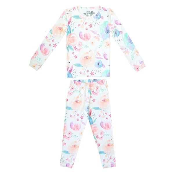 Copper Pearl Two Piece Long Sleeve Toddler Pajamas PJ Sets