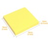 Evergreen Goods 4 Pads Pastel Yellow Sticky Notes 76x76mm (3"