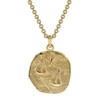 trendor Libra Zodiac Sign Diameter 20 mm Men's Necklace Gold