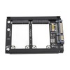 Dual Msata SSD to 2.5inch SATA III Adapter 6Gbps Supports