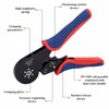 Wowlela Wire Ferrule Crimping Tool, 0.08-16mm² Hexagonal Ferrule Crimping Tool,