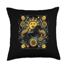 Tarot Card The Sun Psychic Reader Occult Metaphysical Throw Pillow