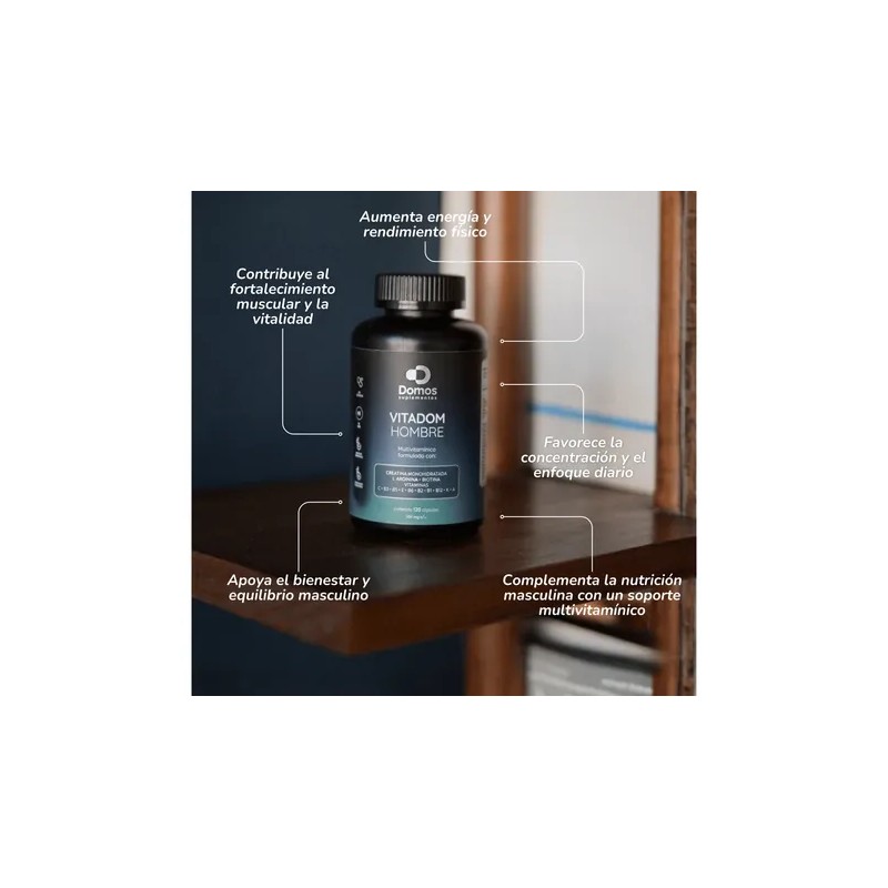Domos - Multivitaminico Hombre - Vitadom - 120 Cápsulas