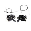 ICONSPORTSS Front and Rear Disc Brake Caliper & Brake Cable