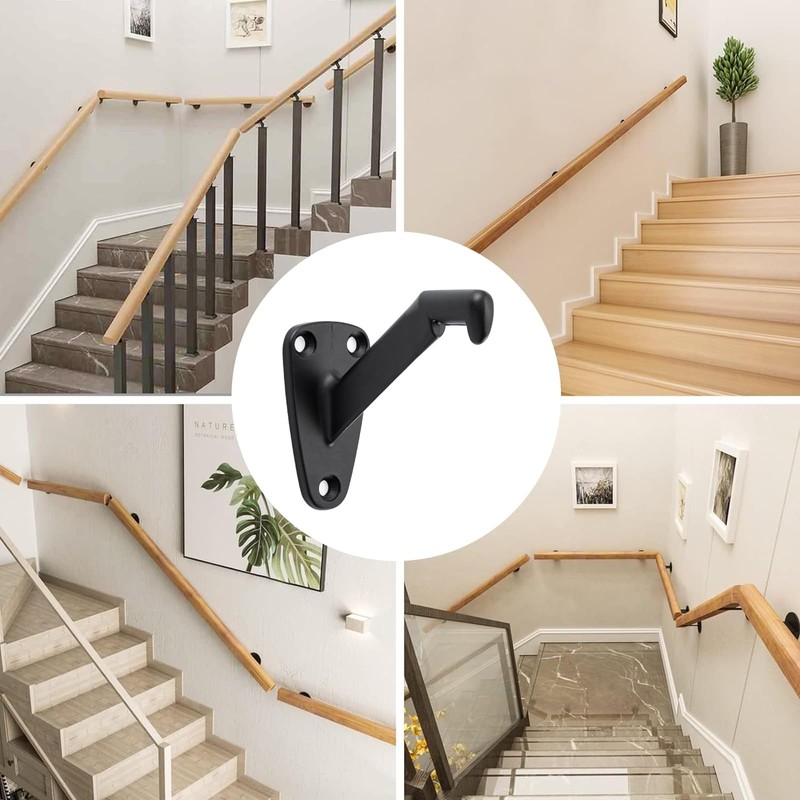 HOME MASTER HARDWARE Handrail Stair Brackets, 6 Pack Heavy Duty