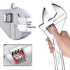 Olympia Tools 18" Adjustable Wrench, Heavy Duty Drop Forged Steel,