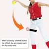 FEYRUN Perfect Circle Softball Pitching Training Aid (Red)