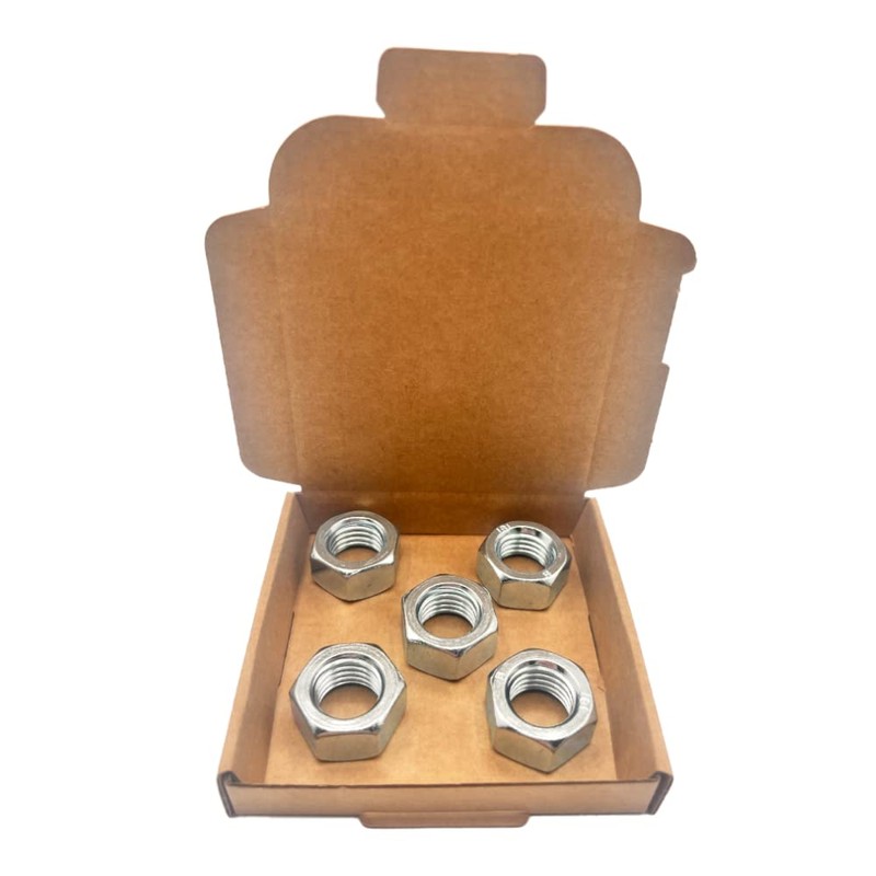 M20 (20mm) Steel Hex Nuts - Standard Thread - Pack