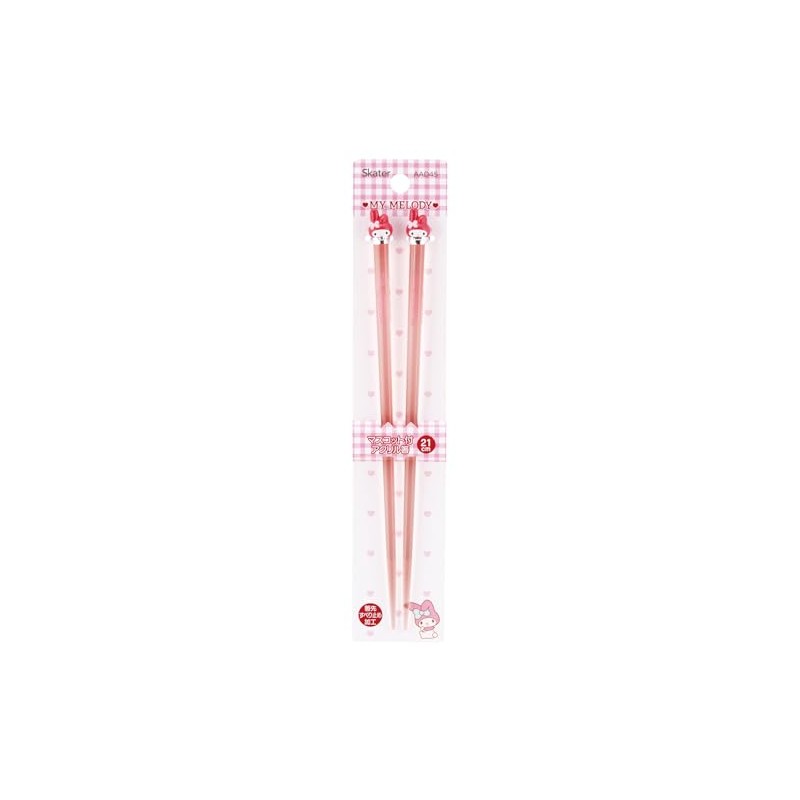 Skater AAD45 Sanrio My Melody Acrylic Chopsticks 8.3 inches (21
