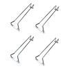 Porta Copas Organizador Para Copas Cromo 4 Piezas 25cm Cromo