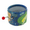 Round Music Box/Music Box with Hand Crank Made of Cardboard