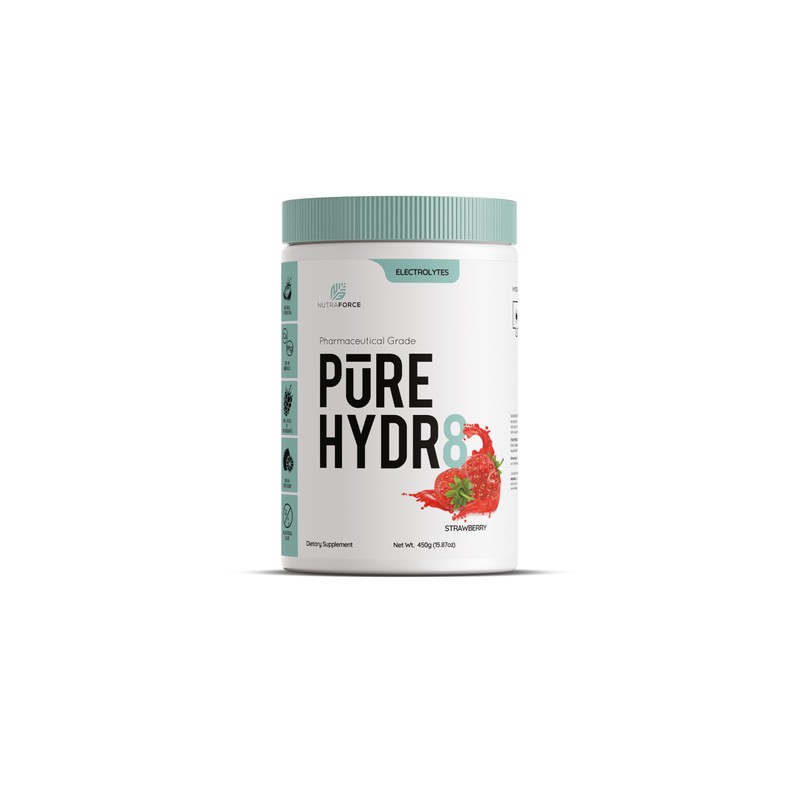 Pure Hydr8 Electrolyte Powder – Coconut‑Water Infused – 700 mg Potassium,