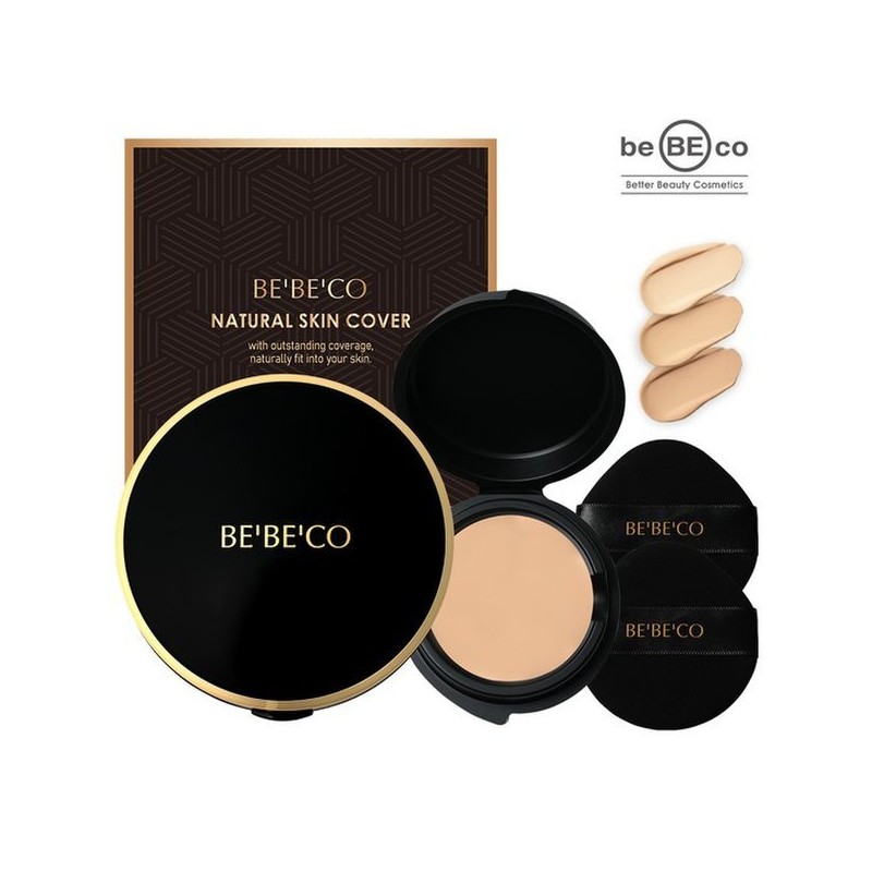 베베코 네추럴 스킨커버 (본품12g+리필12g+퍼프) Bebeco Natural Skin Cover (Main 12g