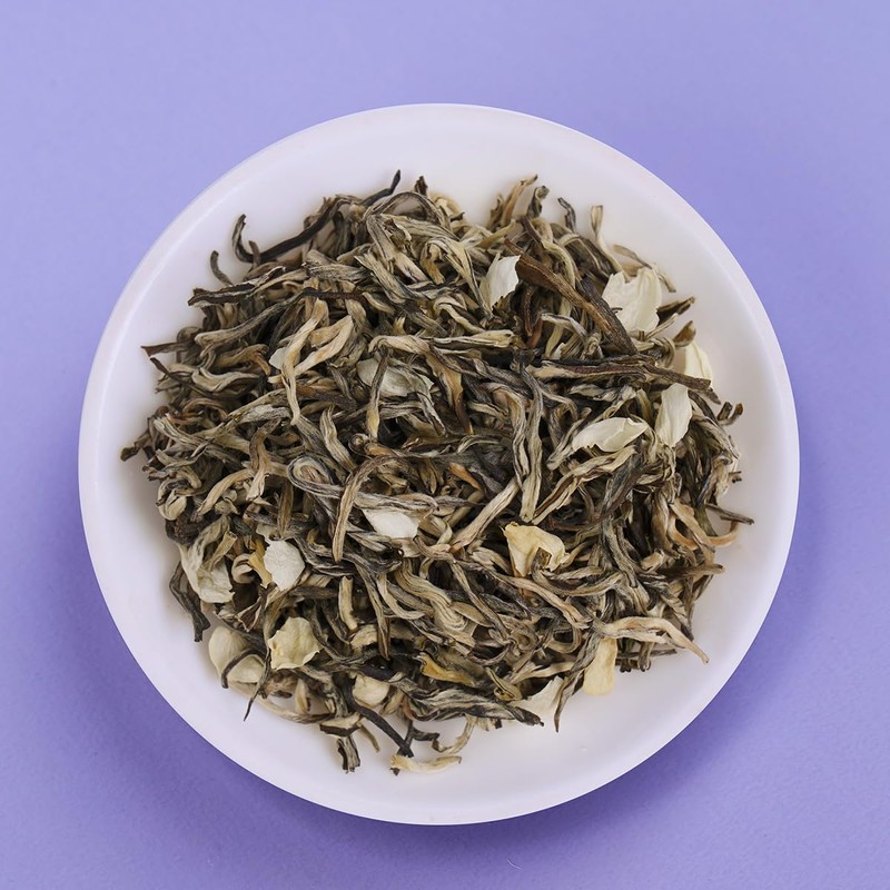 Bamatea Jasmine Green Tea Loose Leaf, Premium Chinese Tea 60g