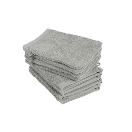 Pack of 10 Wash Mitts, 15 x 21 cm, 100% Cotton