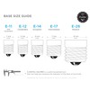 KOR (Pack of 12 CTC Clear Candelabra Base (E12) Straight