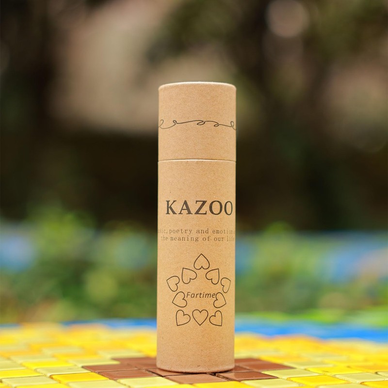 Fartime Blue Exquisite Aluminum Alloy Kazoo With 5 Kazoo Flute