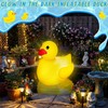 Hungdao 1 Pack 4 Feet Christmas Light up Inflatable Duck