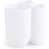 Umbra Touch Sujetador para Cepillo de Dientes, Blanco White