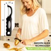Spring Chef Premium Swivel Vegetable Peeler, Soft Grip Handle and