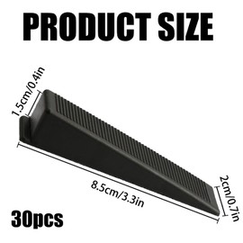 30 Pcs Fence Panel plastic Wedges That fence panel clips to stop rattling and banging,Levelling Fence Panel Noise Stoppers Tile Leveling Wedges for Secure and Quiet Fences