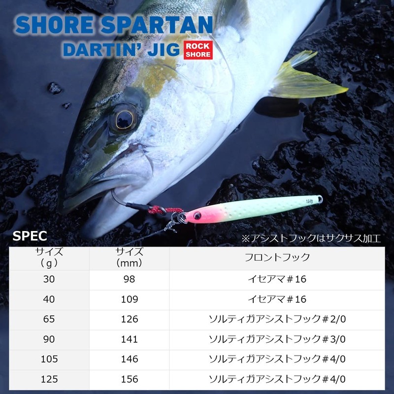 Daiwa Shore Spartan Darting Jig, 1.4 oz (40 g)
