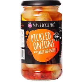 Mrs Picklepot Pickled Onions with Sweet Chilli, 440g