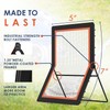 MR Lacrosse Rebounder 7’x5’, Throwback Net with 5 Bounce Back