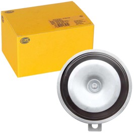 HELLA Signal Horn - HEAVY DUTY HORN B36-12V - 116dB(A) - Frequency Range: 335Hz - High Tone - Electric - Housing Colour: grey/black - Flat Plug-in Connector - Quantity: 1-3BA 002 768-082