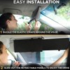Car Visor Extender Anti-Glare Adjustable Car Sunshade Extender Universal Anti-Impact