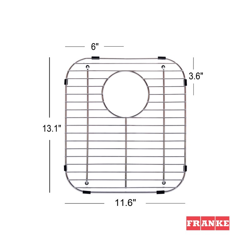 Franke Evolution Universal Double Bowl Sink Protection Grid in Stainless