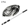 PATIKIL Folding Fishing Net, 2Packs Round Extend to 4.9ft Aluminium